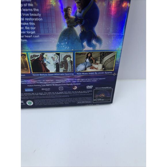 Disney Beauty and the Beast - 2 Disc DVD Set 2010 / With SLIP COVER. Sealed - Picture 9 of 14